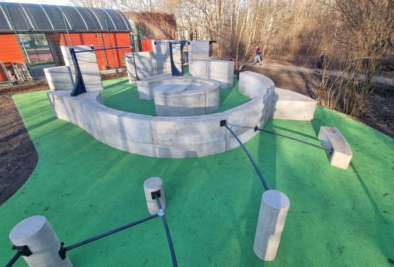 Flowpark de hormigón 3D en Varsovia