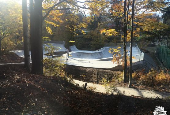 Skatepark for bmx and skateboards