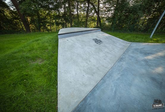 Bankramp con box - concreto