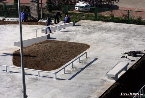 Będzin - skateplaza de hormigón