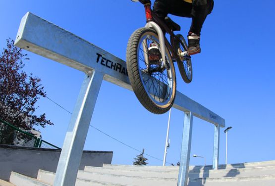 Będzin - Techramps Beton-Skatepark-Monolithen