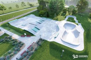 Visualisierung des Slo Concept Skateparks