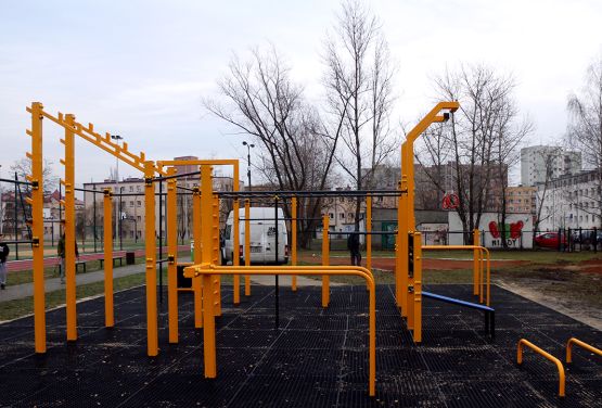 Street workout on fresh air