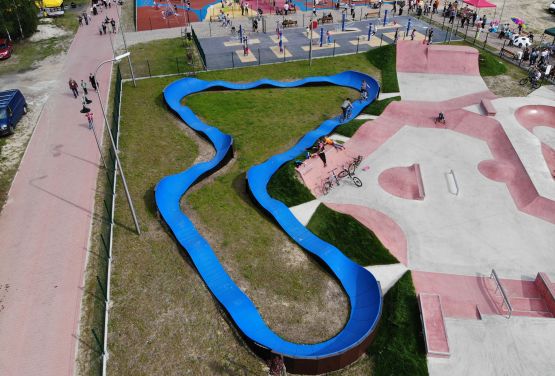 Modularer Pumptrack in Sławno