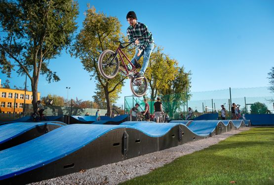 Pumptrack à Grodzisk Mazowiecki