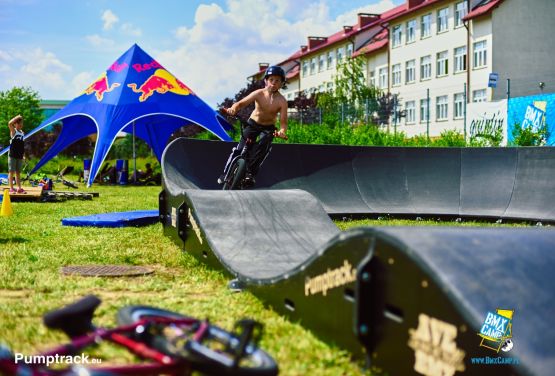 Modular pumptrack on BmxCamp