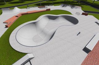 Ochota skatepark - diseño