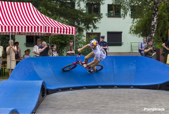 pumptrack modułowy w Pawłowicach