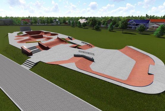 Béton Skatepark Wejherowo - Pologne