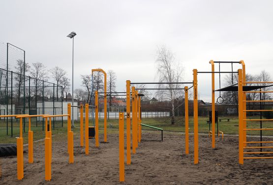Street workout park in Namyslow
