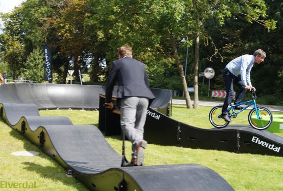 Pista para bicicletas Pumptrack en Dinamarca