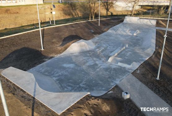 Skatepark en béton