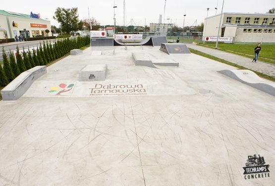 View of the skateplaze - Dąbrowa Tarnowska