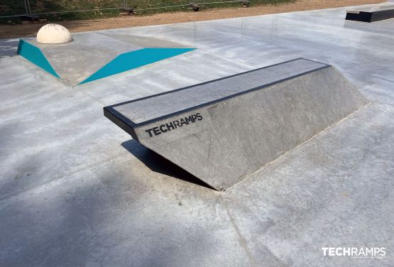 Concrete skatepark