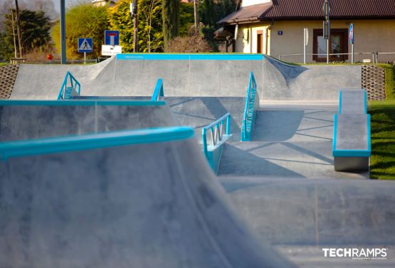 Concrete skatepark