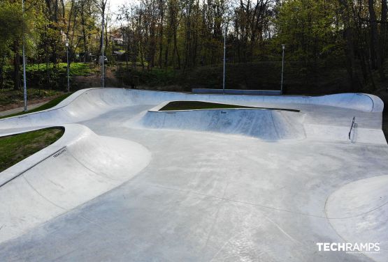 Techramps concrete skatepark