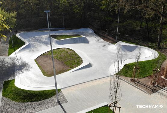 Techramps concrete skatepark