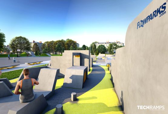 Concrete skatepark project - Minsk Mazowiecki