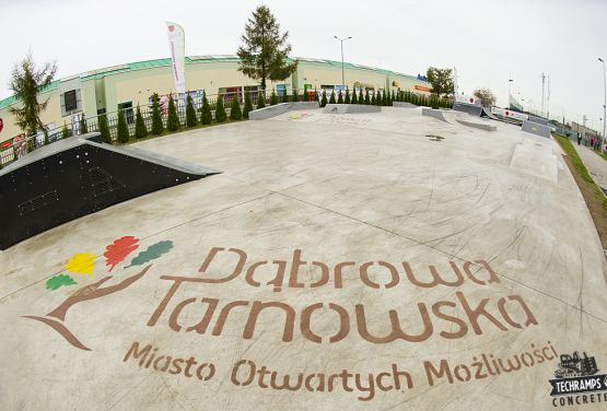Skatepark Dąbrowa Tarnowska - Techramps concrete