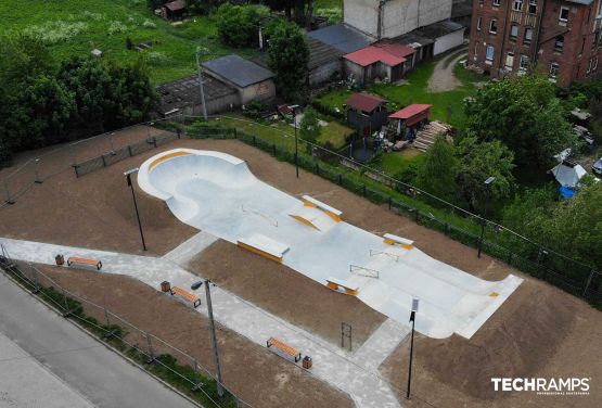 Concrete skatepark