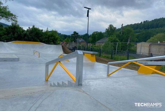 Concrete skatepark