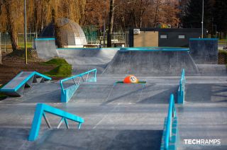 Concrete skatepark