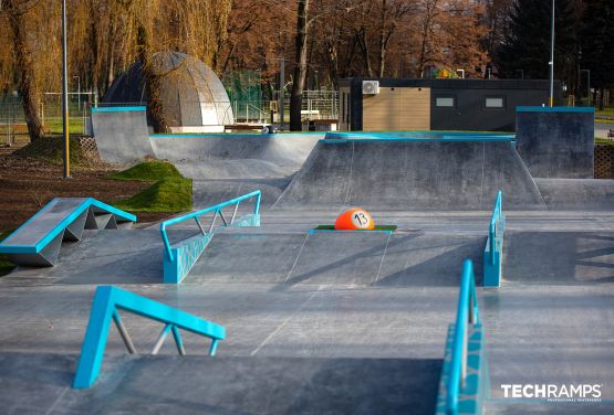 Concrete skatepark