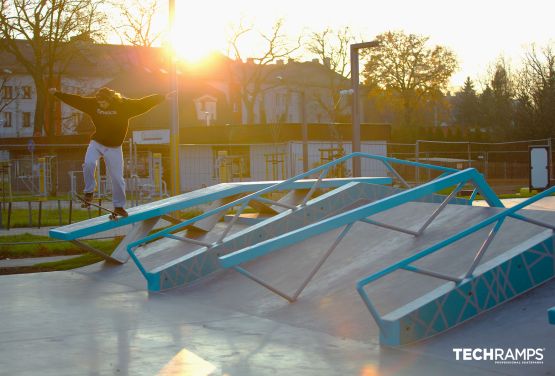 Concrete skatepark