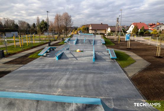 Concrete skatepark