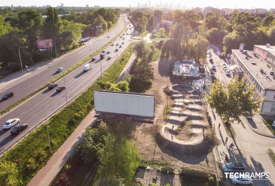 Skatepark aus Beton