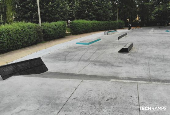 Skatepark aus Beton