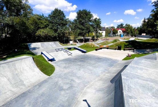 Skatepark aus Beton