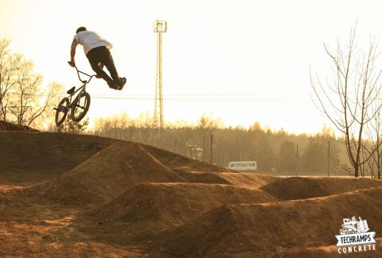 Dirt park in Olkusz