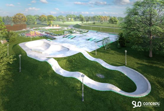 Visualización del skatepark Slo Concept