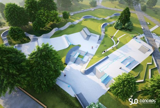 proyecto skatepark ostrołęka
