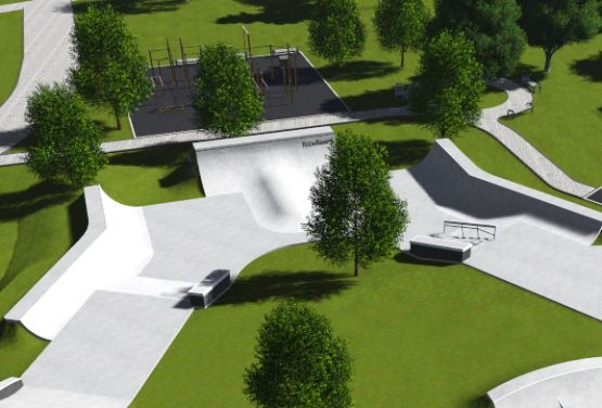 Dokumentacja projektowa betonowego skateparku w Iżewsku w Rosji