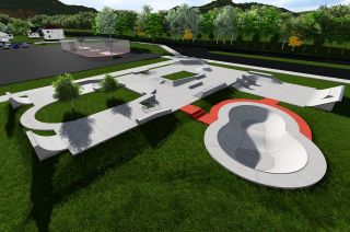 Skatepark w Stjordal - dokumentacja projektowa