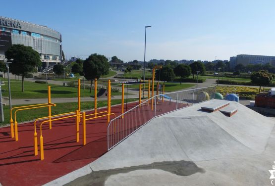 Betonowy skatepark w Gdańsku - Ergo Arena 