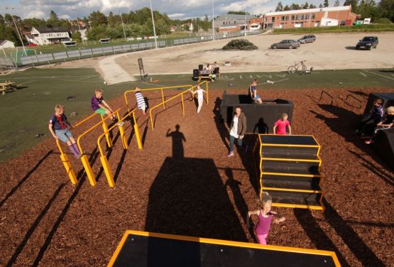 Flowpark - calistenia/parkour park en Noruega