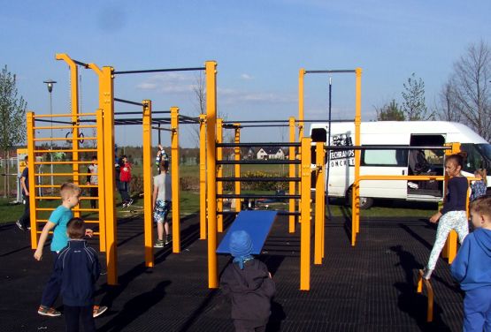 Park for street workout in Dobrzeń Wielki