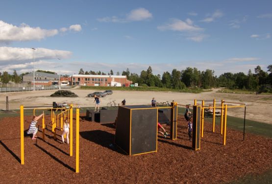 Ansicht auf park in Lervik