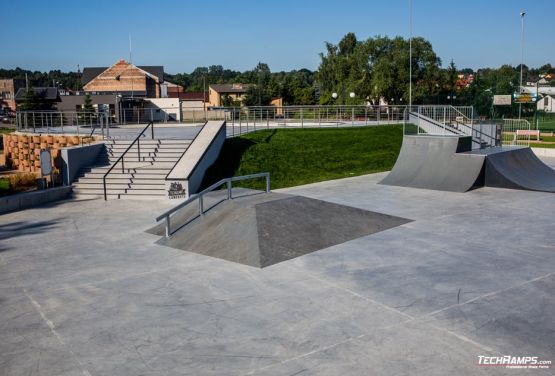 Techramps -  concrete skatepark Wąchock