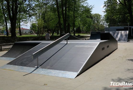 Funbox with rail in Sulęcin