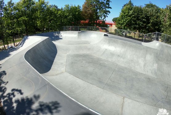 béton skatepark à Gorzów Wielkopolski