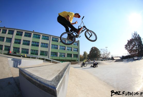 Skatepark à Będzin - Technologie du béton