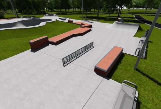 Skatepark in Warsaw - documentation of project