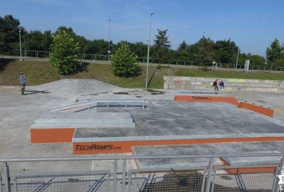 Beton Skatepark von in Gdańsk Techramps - Ergo Arena 