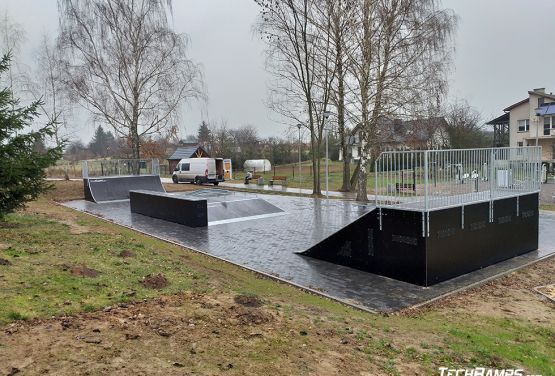 Modularer skatepark von Techramps - Szczebrzeszyn