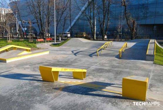 Skatepark de hormigón