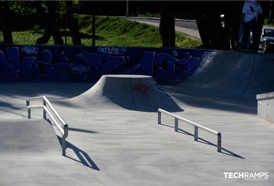 skatepark de hormigón